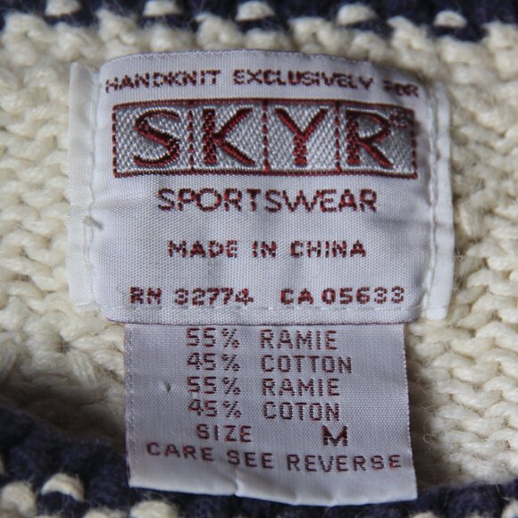 “Patchwork” Pullover by SKYR®.  Size - Medium - Picture 9 of 11